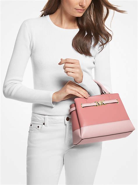 michael kors handbag for women reed small belted satchel|Michael Kors extra small bag.